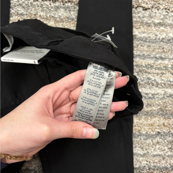 Good American Black High Rise Skinny Jeans Sz 2/26 NWT | Good American Good Legs - Picture 7 of 16